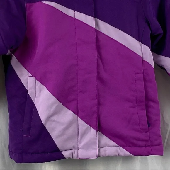 Wonderkids Purple and Pink Color Block Puffer Jacket Size 4T - Picture 16 of 16